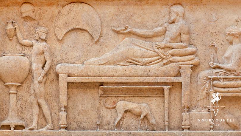 Wine in Ancient Greece.